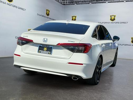 Platinum White Pearl 2024 Honda Civic Sport
