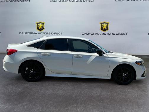 Platinum White Pearl 2024 Honda Civic Sport