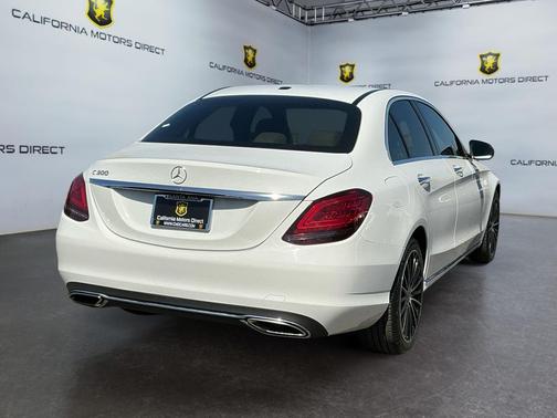 Polar White 2019 Mercedes-Benz C-Class Sedan