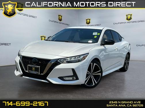 Aspen White Tricoat 2020 Nissan Sentra SR