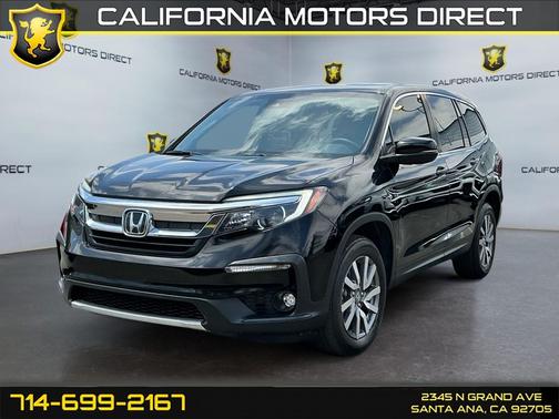 Crystal Black Pearl 2022 Honda Pilot 2WD EX-L