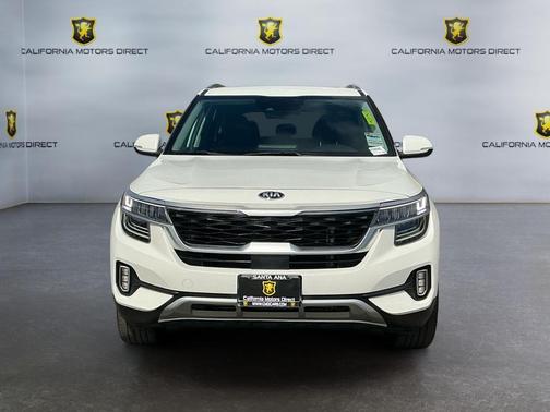 Snow White Pearl 2021 Kia Seltos SX Turbo