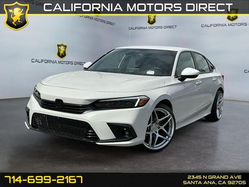 Platinum White Pearl 2023 Honda Civic Sport