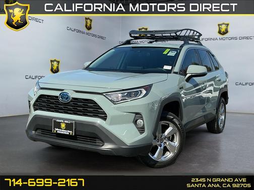 Lunar Rock 2021 Toyota RAV4 Hybrid XLE Premium