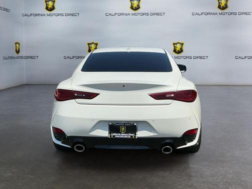 Majestic White 2018 INFINITI Q60 3.0t Red Sport 400