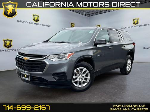 Satin Steel Metallic 2019 Chevrolet Traverse LS