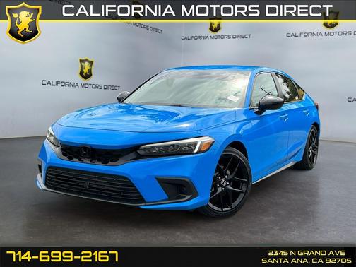 Boost Blue Pearl 2024 Honda Civic Sport