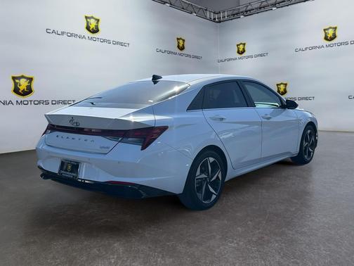 Lunar White 2023 Hyundai ELANTRA HEV Limited