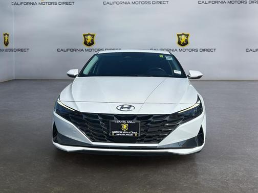 Lunar White 2023 Hyundai ELANTRA HEV Limited
