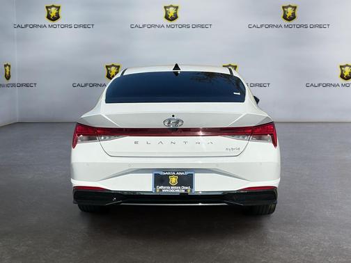 Lunar White 2023 Hyundai ELANTRA HEV Limited