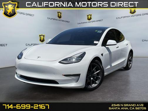 Pearl White Multi-Coat 2021 Tesla Model 3 Standard Range Plus