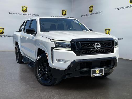 Glacier White 2023 Nissan Frontier SV