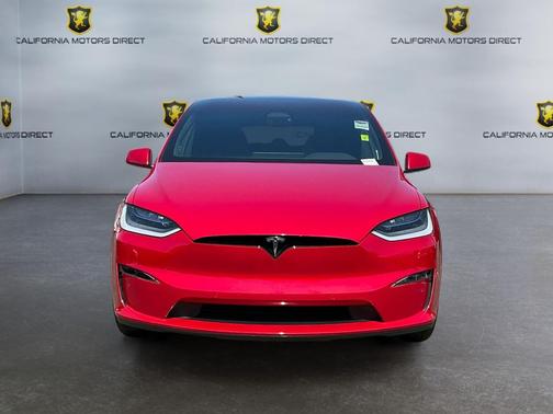 Red Multi-Coat 2022 Tesla Model X Dual Motor All-Wheel Drive