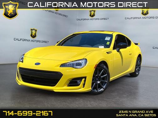 2017 Subaru BRZ Series. Yellow