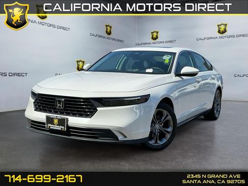 Platinum White Pearl 2024 Honda Accord EX
