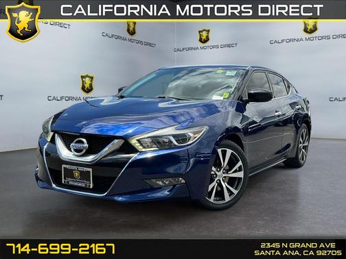 Blue 2017 Nissan Maxima SV