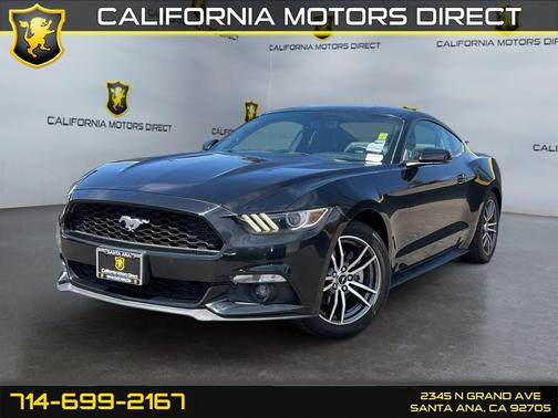 SHADOW BLACK 2017 Ford Mustang EcoBoost Premium