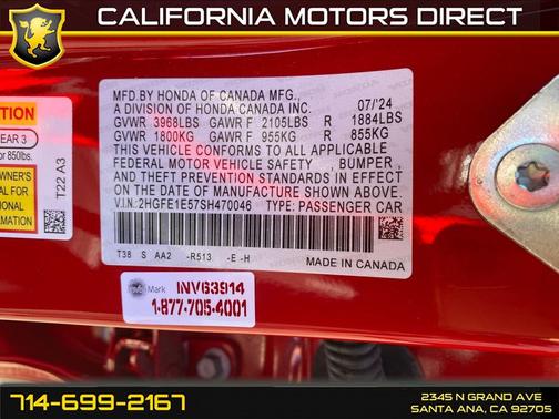 2025 Honda Civic Si Base