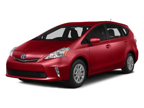 Barcelona Red Metallic 2014 Toyota Prius v Three