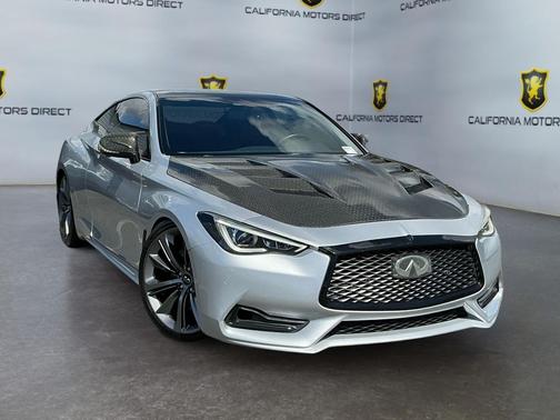 Liquid Platinum 2018 INFINITI Q60 3.0t Red Sport 400