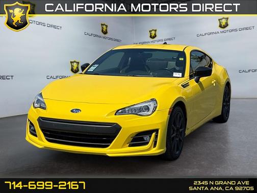 2017 Subaru BRZ Series. Yellow