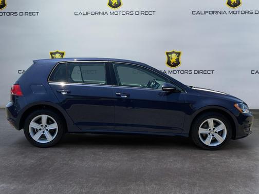 Silk Blue Metallic 2017 Volkswagen Golf TSI S 4-Door