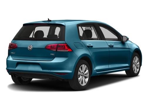 Silk Blue Metallic 2017 Volkswagen Golf TSI S 4-Door