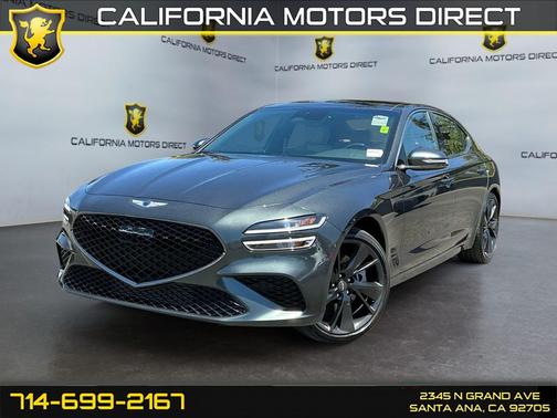 Black Forest Green 2022 Genesis G70 3.3T AWD