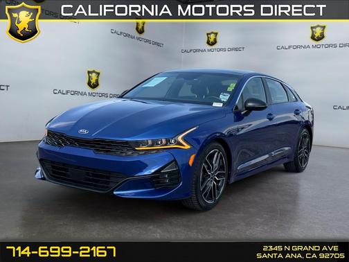Sapphire Blue 2021 Kia K5 GT