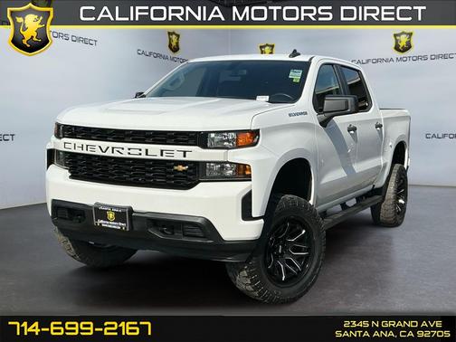 Summit White 2021 Chevrolet Silverado 1500 Custom