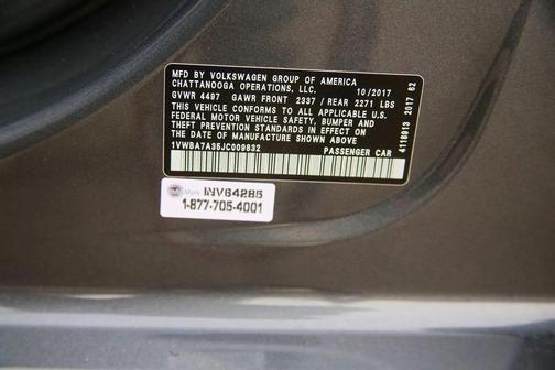 2018 Volkswagen Passat 2.0T SE