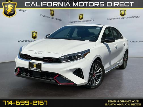 Snow White Pearl 2022 Kia Forte GT-Line