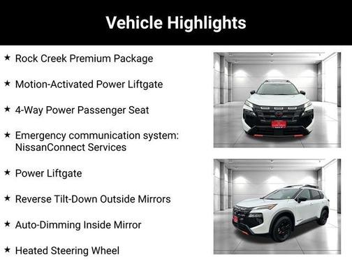 Everest White P 2026 Nissan Rogue Rock Creek