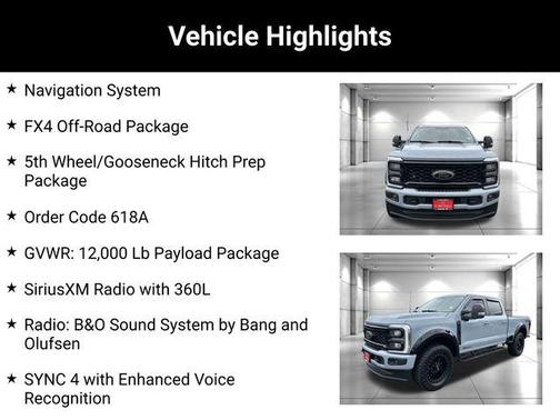 Glacier Gray Metallic 2025 Ford F-350 Lariat Super Duty