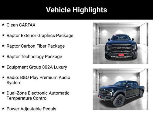 Shadow Black 2018 Ford F-150 Raptor