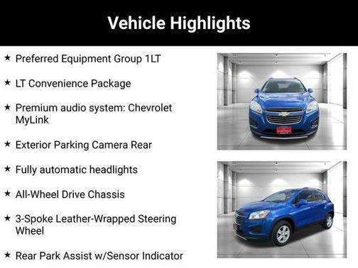 Brilliant Blue Metallic 2016 Chevrolet Trax LT