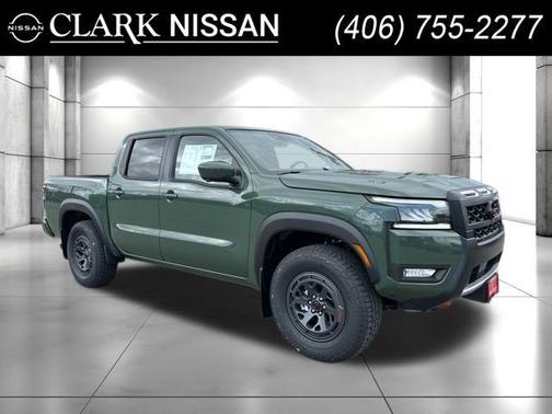 Green 2026 Nissan Frontier PRO-4X