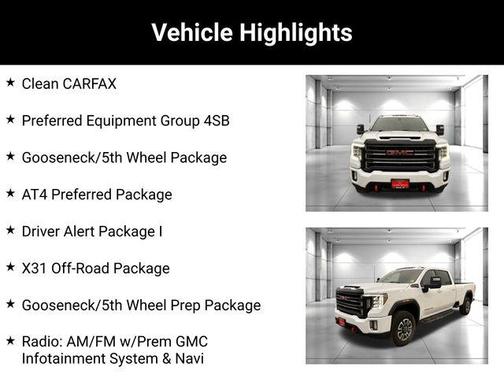 Summit White 2023 GMC Sierra 3500 AT4