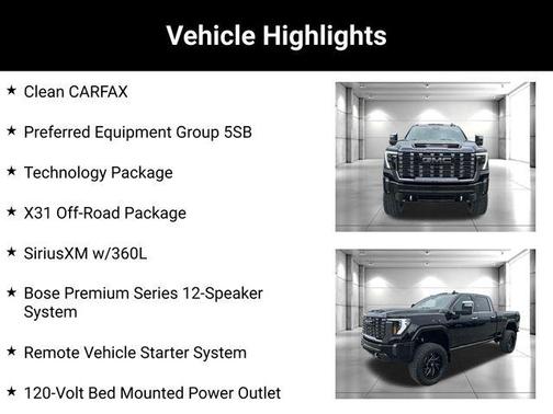 Onyx Black 2024 GMC Sierra 3500 Denali Ultimate