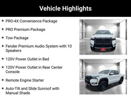 Glacier White 2026 Nissan Frontier PRO-4X