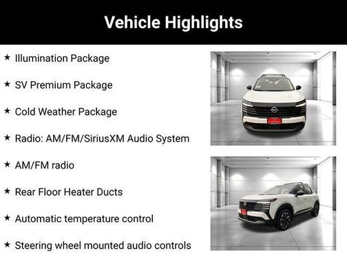2t Wht Blk Roof 2026 Nissan Kicks SV