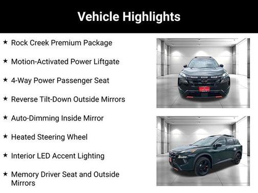 Obsidian Green 2026 Nissan Rogue Rock Creek
