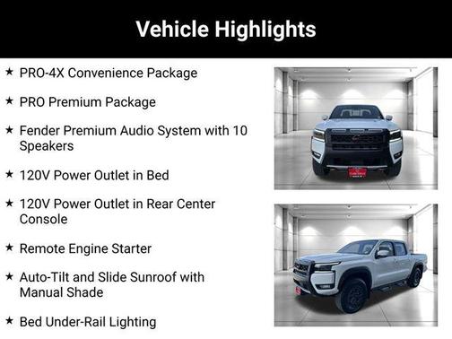 Glacier White 2026 Nissan Frontier PRO-4X