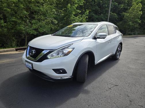 Pearl White 2018 Nissan Murano Platinum