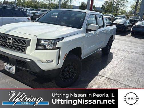 Glacier White 2024 Nissan Frontier SV