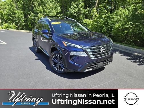 Deep Ocean Blue 2025 Nissan Rogue Platinum