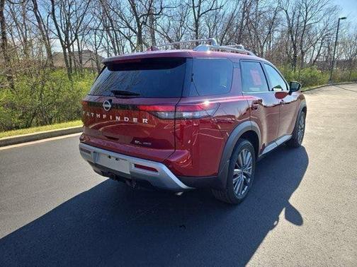 Scarlet Ember 2025 Nissan Pathfinder SL