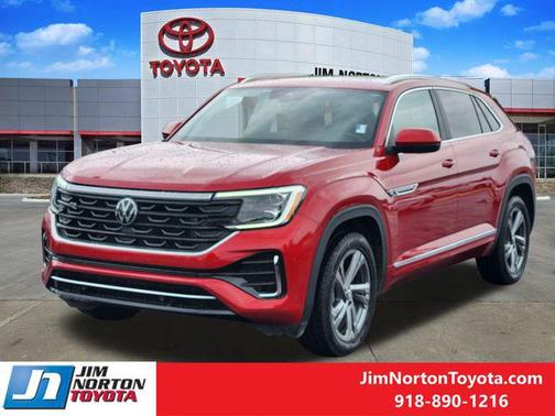 Red Metallic 2024 Volkswagen Atlas Cross Sport 2.0T SEL