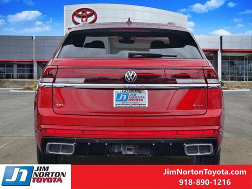 Red Metallic 2024 Volkswagen Atlas Cross Sport 2.0T SEL