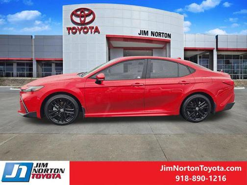 Supersonic Red 2025 Toyota Camry SE